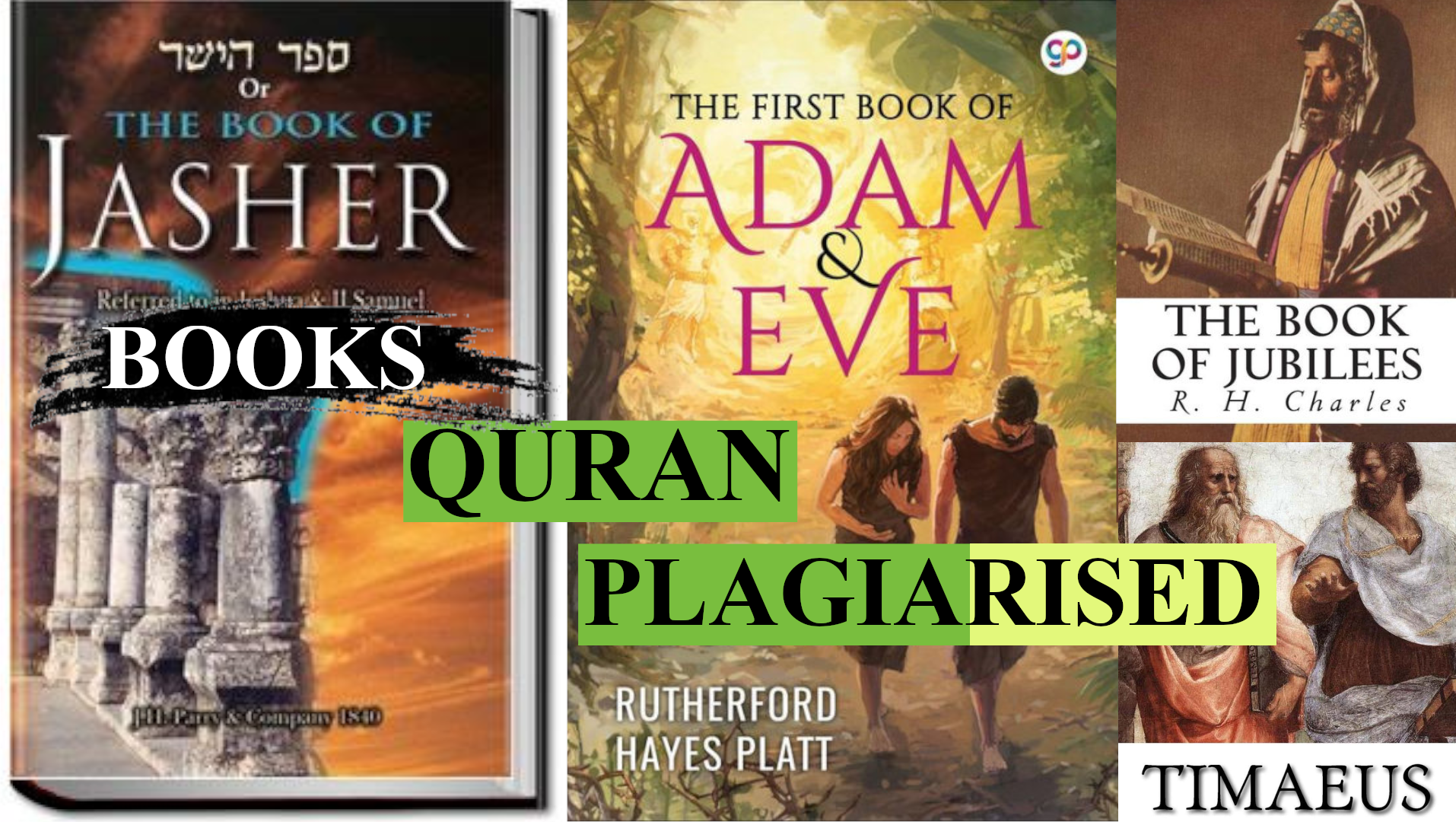 The books Allah and Muhammad plagiarised